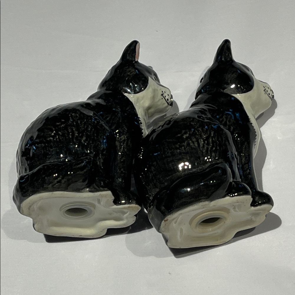 EUC Vintage Pair of Black Cat Magnetic salt and pepper shakers - Picture 16 of 16